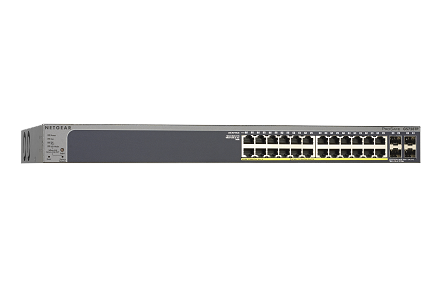 Netgear GS728TP 24-Port ProSafe Gigabit PoE Manage Switch+4SFP (PoE Budget 192W)