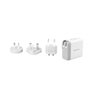 MicroPack MWC-236 Q3 Travel charger with 3 Changeable Plugs