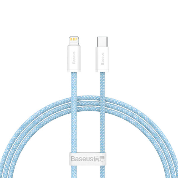 Baseus Dynamic Series 20W  Type-C to Lightning Fast Charging Data Cable 1m Blue CALD000003 - Image 6