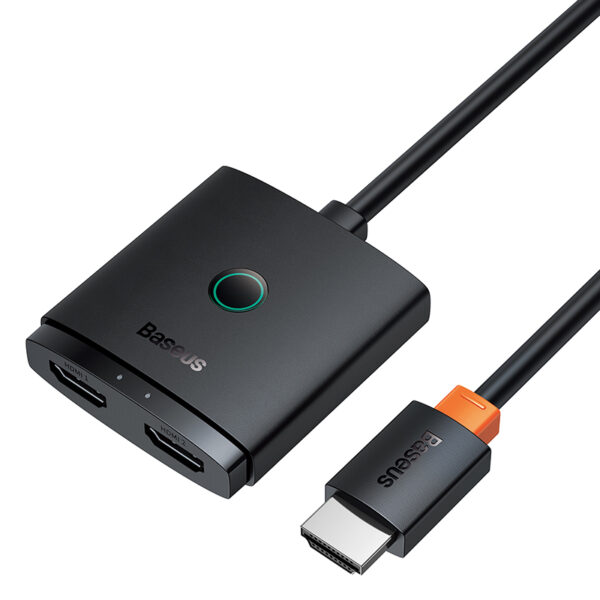 Baseus AirJoy Series 2 in 1 Bidirectional HDMI Switcher with 1m Cable Cluster Black B01331105111-01 - Image 3