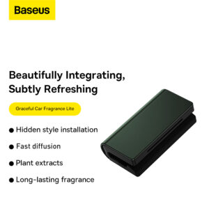 Baseus Car Air Freshener  Graceful Car Fragrance Lite Dark 120Days Long Time Scent Alpine green CNZX010006