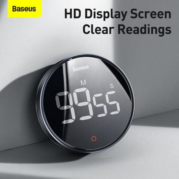 Baseus heyo rotation countdown timer Pro Dark grey FMDS000013 - 3 Months replacement Warranty - Image 2