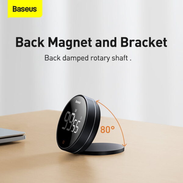 Baseus heyo rotation countdown timer Pro Dark grey FMDS000013 - 3 Months replacement Warranty - Image 5