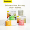 Baseus Air Freshener Margaret Series  4pcs Combo 1x Neon Garden 1xRainbow Meadow 1xCedar Oud 1xPomelo Coast