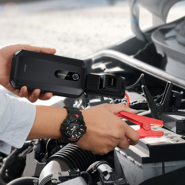 Baseus Super Energy Air Car Jump Starter 10000mAh Peakcurrent 1000A Black - Image 9