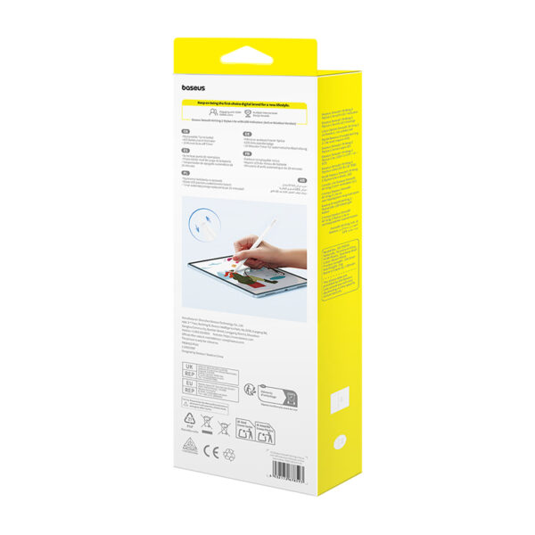 BASEUS Stylus For IPAD Smooth Series 2 Wireless Charging With Type-c Cable Active Version P80015802213-03 - Image 2
