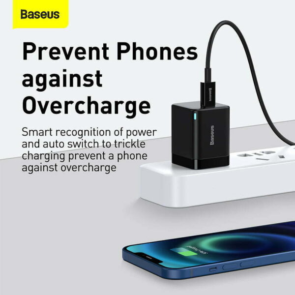 Baseus Super Si Pro Quick Charger 1C 20W CN Black CCSUPP-A01 - 3 Months Replacement Warranty - Image 9