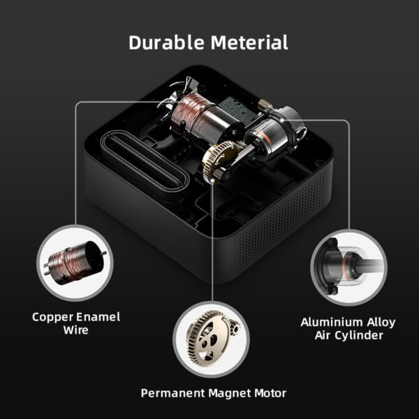 70mai Car Air Compressor Lite 70mai Portable Electric Car Air Pump Mini compressor Tire Inflator - Image 6