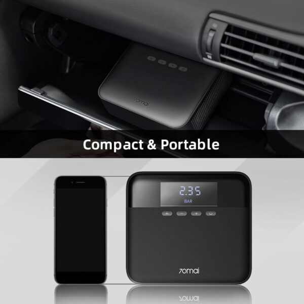 70mai Car Air Compressor Lite 70mai Portable Electric Car Air Pump Mini compressor Tire Inflator - Image 4