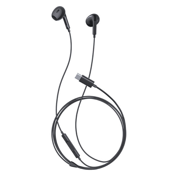Baseus Type-C Earphone Encok CZ17 Semi-In-Ear Wired  Cluster Black A00170000113-Z1 - Image 2