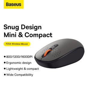 Baseus Mouse  F01A Wireless Mouse Frosted Gray  B01055502833-00