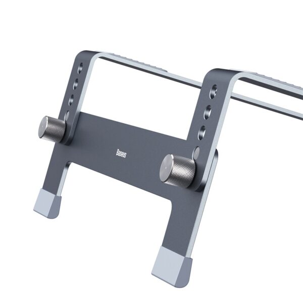 BASEUS  Laptop Stand Ultra stable Series Desktop Aluminum Alloy 4 Gear Adjustable Notebook Bracket - Space Grey  B10053100811-00 - Image 5