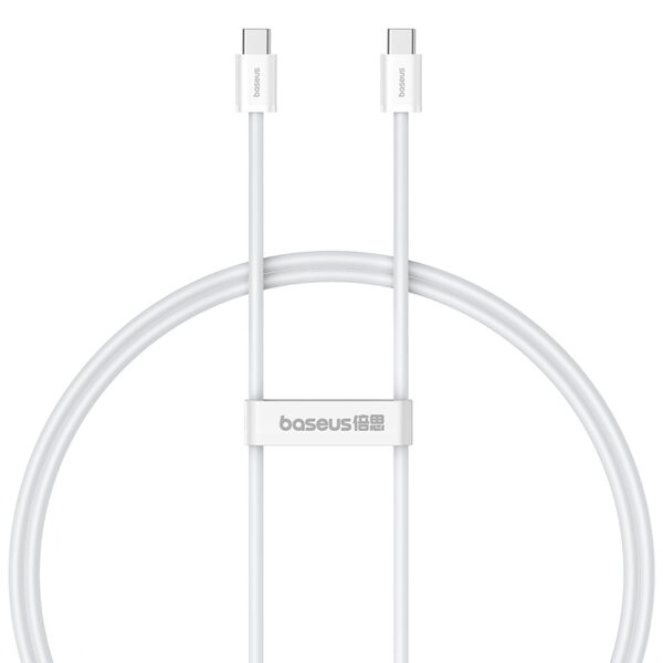 BASEUS Cable For Iphone 15 Pro 15 Pro Max Series  Superior Series 2 Fast Charging Data Cable Type-C to Type-C PD 30W Charging Cable 1m White P10365200211-00 - Image 5