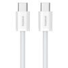 BASEUS Cable For Iphone 15 Pro 15 Pro Max Series Superior Series 2 Fast Charging Data Cable Type C to Type C PD 30W Charging Cable 1m White P10365200211 00 11