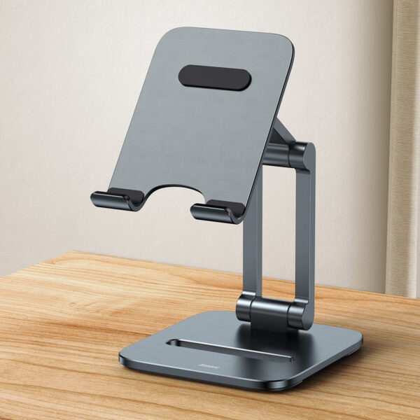 BASEUS Desktop Biaxial Foldable Metal Stand Aluminum Alloy For Mobile Tablet LUSZ000013 - Image 4