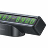 BASEUS Square Bar Temporary Parking Number Plate Phone Number Holder with Base Black CNFT000001 17