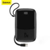 Baseus 10000mah Power Bank 15W Phone Charger 4 Output 2 Input Digital Display Battery Powerbank Portable