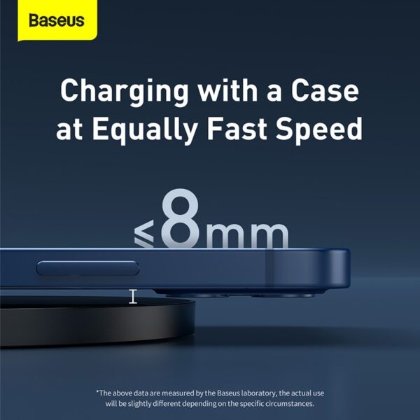 Baseus Wireless Charger Digital LED Display Gen 2 15W Black CCED000001 - Image 2