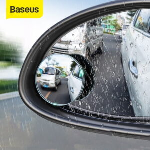 Baseus 2pcs Car Rear View Blind Spot Mirror Full Vision 360 Degree Wide Anger Parking Assistant  Mirror
