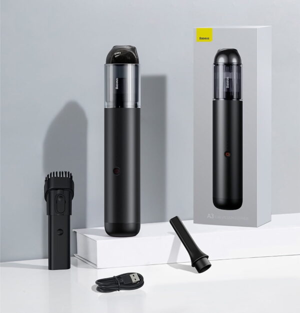 Baseus CRXCQA3-0AA3 Vacuum Cleaner Portable Handheld 15000Pa 135W  Strong Suction Car Handy Vacuum Cleaner