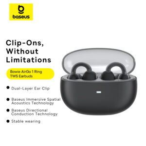 Baseus TWS AirGo 1 Ring Open-Ear TWS Earbuds Cluster Black A00069201113-00