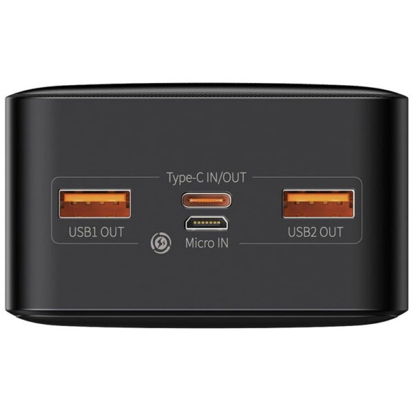 Baseus PPDML-N01 Bipow Digital Display Power bank 30000mAh 20W Black - Image 7