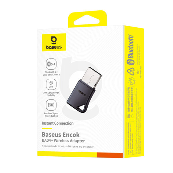 Baseus Bluetooth Receiver Encok BA04+ 5.4 Version 20M Long Distance Connection A10082600121-00 - Image 3