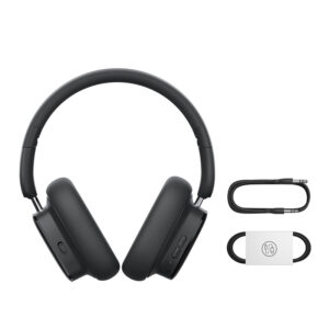 Baseus Headphone H1i 3D ANC 100H Playtime Bluetooth 5.3V Headphone - A00050402113-00 Black