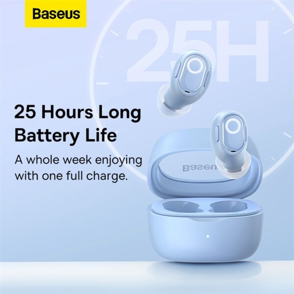 Baseus TWS WM02 Bowei True Wireless Earphone Blue NGTW180003