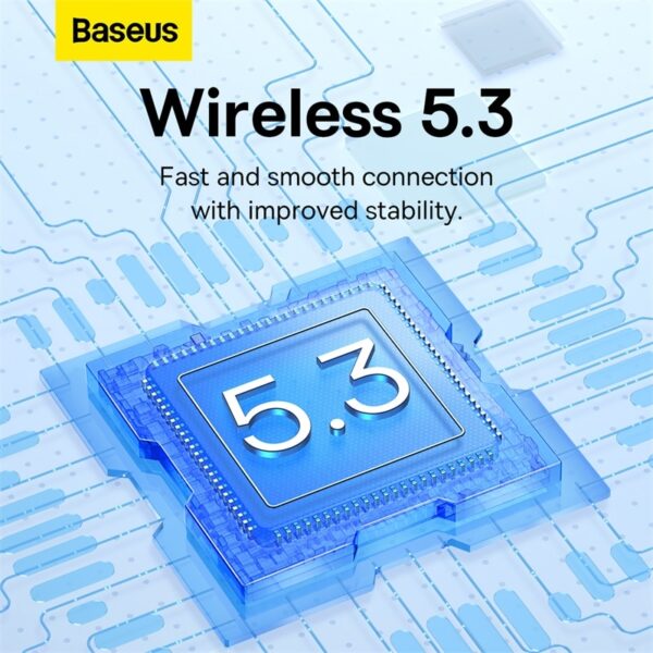 Baseus TWS WM02 Bowei True Wireless Earphone Blue NGTW180003 - Image 3