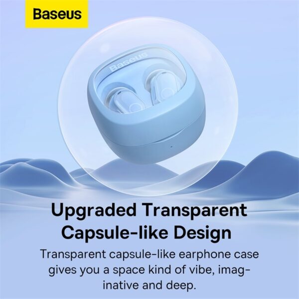 Baseus TWS WM02 Bowei True Wireless Earphone Blue NGTW180003 - Image 5