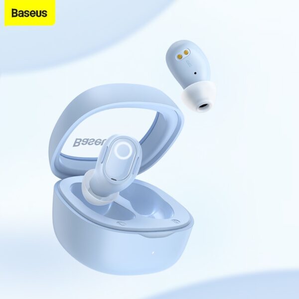 Baseus TWS WM02 Bowei True Wireless Earphone Blue NGTW180003 - Image 2