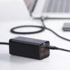 Baseus CCGP000001 GaN3 Pro Desktop Fast Charger 2U2C 100W CN Black CCGP000001 2