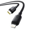 Baseus Cable For Iphone 14 13 12 11 Series Type c to Lightning PD 20W Silky Series Fast Charging Black P10377700113 00 1