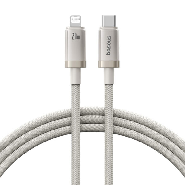 Baseus Cable For Iphone 14 13 12 Series  Titanium Alloy PD 20W Type-c to Lightning Data P10378101G21-00 - Image 2