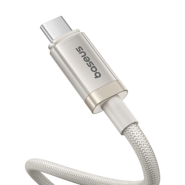 Baseus Cable PD 100W Type-C to Type-C For Iphone 15 16 Series Macbook Samsung Pixel Titanium Alloy Fast Charging Data Cable P10378100G21-00 - Image 2