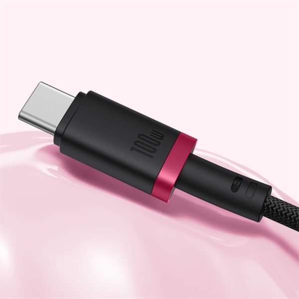Baseus Cable PD 100W For Iphone 15 16 Series Samsung Google Pixel Laptop Macbook Dura series Type-c to Type-c Cable 2M P10377803U01-03 - Image 3