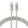 Baseus Cable PD 100W Type C to Type C For Iphone 15 16 Series Macbook Samsung Pixel Titanium Alloy Fast Charging Data Cable P10378100G21 00 10