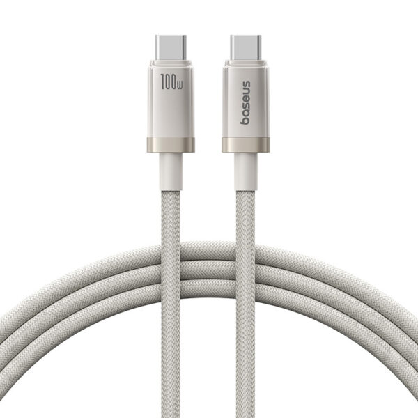 Baseus Cable PD 100W Type-C to Type-C For Iphone 15 16 Series Macbook Samsung Pixel Titanium Alloy Fast Charging Data Cable P10378100G21-00 - Image 3