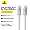 Baseus Cable PD 100W Type C to Type C For Iphone 15 16 Series Macbook Samsung Pixel Titanium Alloy Fast Charging Data Cable P10378100G21 00 9