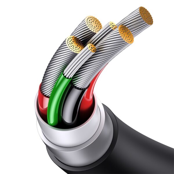 Baseus Cable Supervooc 65W Superior Series Fast Charging Data Cable USB to Type-C Black 2M CAYS001001 - Image 2