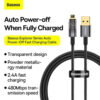 Baseus Cable Usb To Iphone Lightning Explorer Series Auto Power Off Fast Charging Data Cable USB to IP 2.4A CATS000401 4 e1647115825475