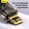 Baseus Cable Usb To Iphone Lightning Explorer Series Auto Power Off Fast Charging Data Cable USB to IP 2.4A CATS000401 6
