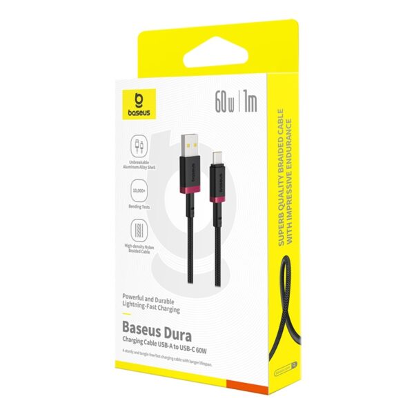 Baseus Cable Usb to Type-c 60W Dura series Fast Charging Data Cable 2m P10377802U01-03 - Image 2