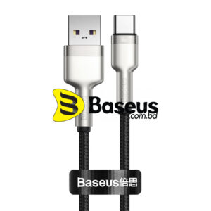 Baseus Cafule Series Metal Data Cable USB to Type-C 66W 1m Black Black CAKF000101