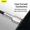 Baseus Cafule Series Metal Data Cable USB to Type C 66W 0.25m Black CAKF000001 Baseus c 3