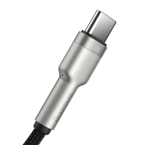 Baseus Cafule Series Metal Data Cable USB to Type-C 66W 1m Black Black CAKF000101 - Image 6