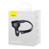 Baseus Car Charger Enjoyment Retractable dual Output Type c Lightning 30W Black CGTX000001 2