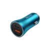 Baseus Car Charger Golden Contactor Max Dual Fast Charger Usb PD 60W Blue CGJM000103 Baseus.com 7