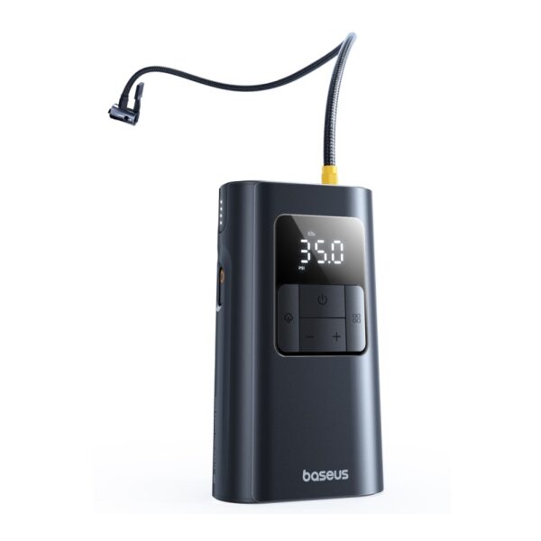 Baseus Car Tire Inflator Pumper VA1 Dual Power Wired & Wireless  With Flashlight 6000 mAh Power Bank  C11169001121-00 - Image 8